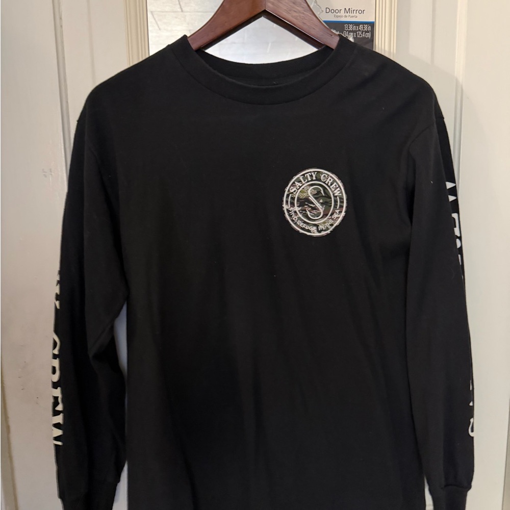Salty Crew Black Long Sleeve Tee